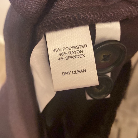 LOFT Marisa Dark Purple Pant - Picture 4 of 5